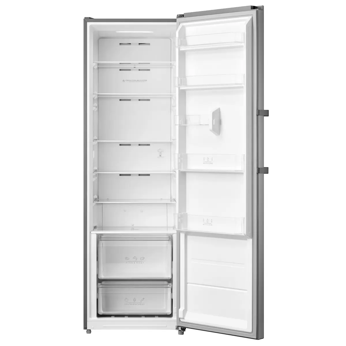 Kühlschrank freistehend über SPC H-KS3498-2 INOX Silber