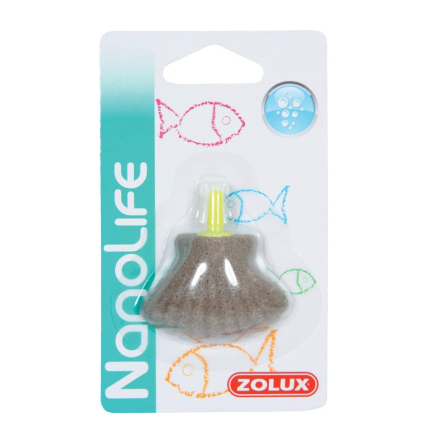 Difusor de ar Zolux Nanolife em formato de concha para aquários