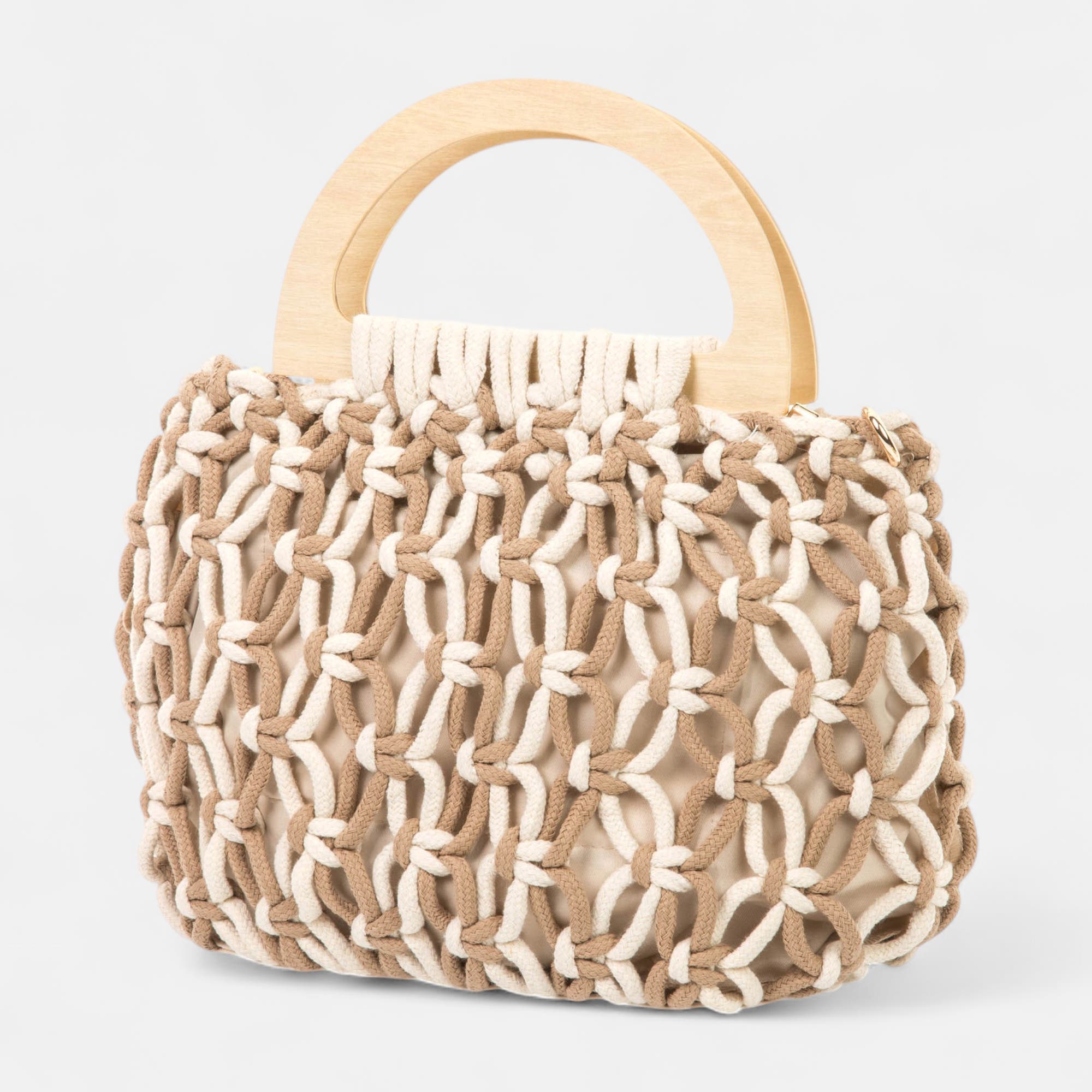 Sac à main beige