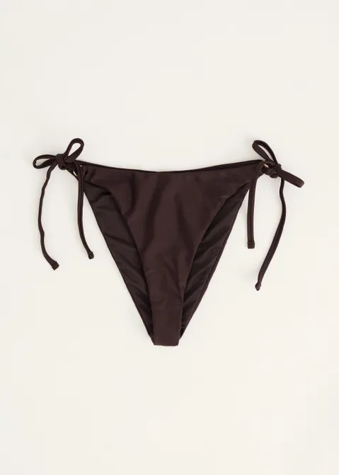 Glitter bikini broekje bruin (BRN.D)