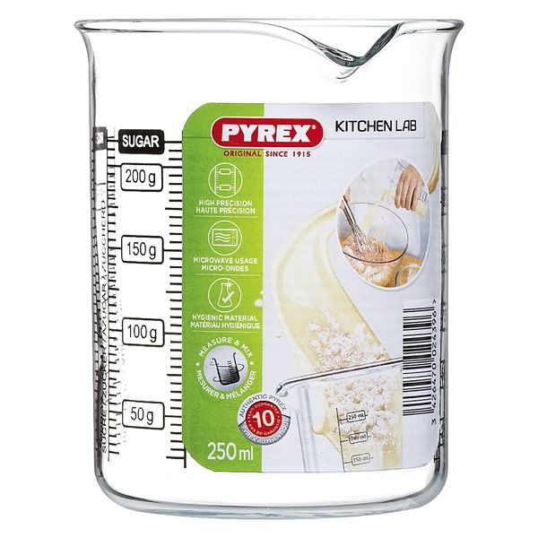 Pyrex Copo Kitchen Lab Transparente Vidro 0,25 L - S2700954