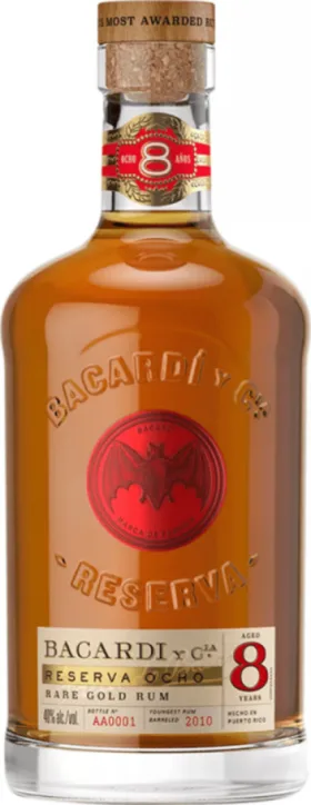 BACARDI 8 YEARS RESERVA OCHO 70CL