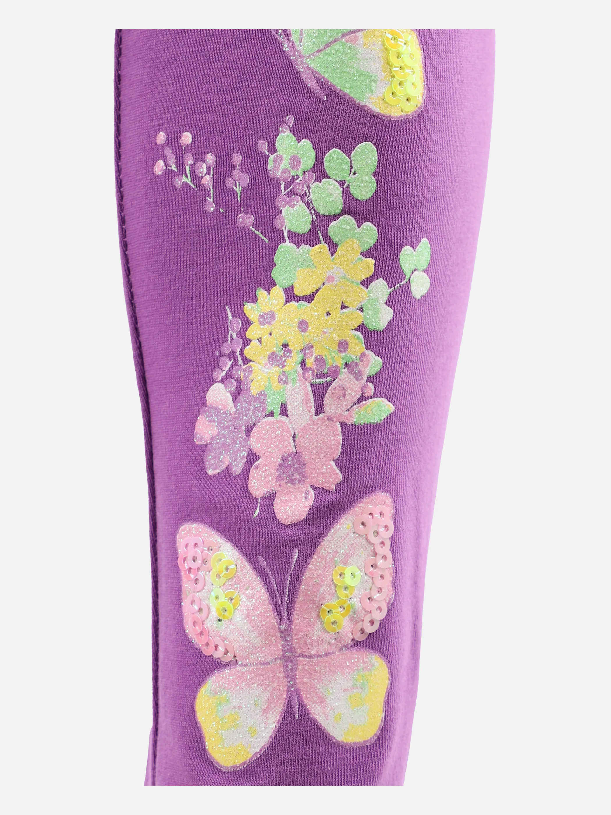 Mädchen Leggings mit Glitterprint