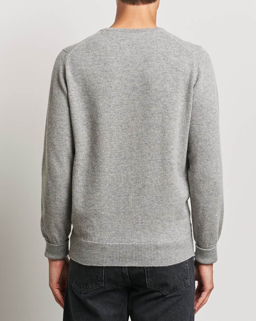 William Lockie Rob Lambswool Crewneck Flannel