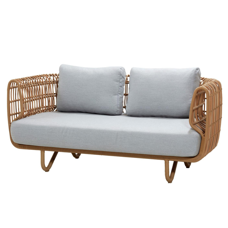 Cane-Line Nest Outdoor 2-zits loungebank naturel