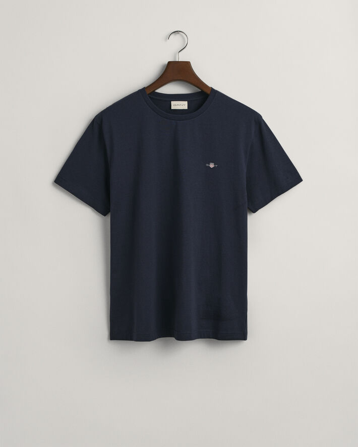 Gant REG SHIELD SS T-SHIRT Evening blue
