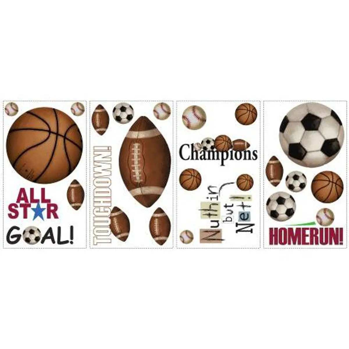 TheDecoFactory Sport Ballons - Stickers