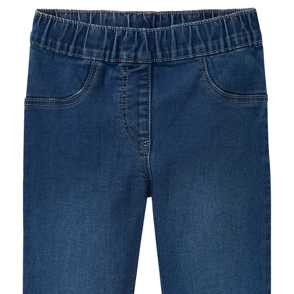 Famy Mädchen Jeggings mit Stretch-Bund dunkelblau