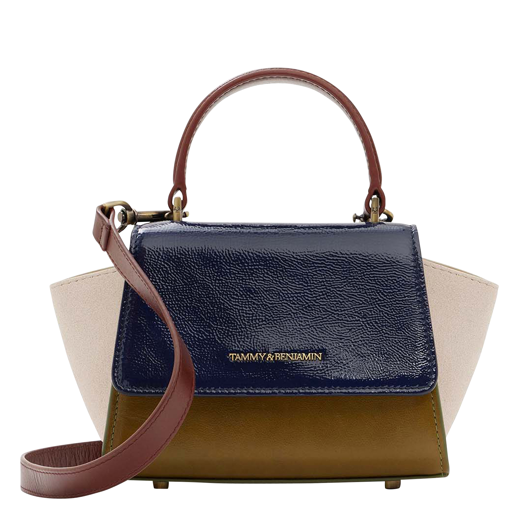 ALEXIA NANO - Mini sac à main en cuir| Multicolore