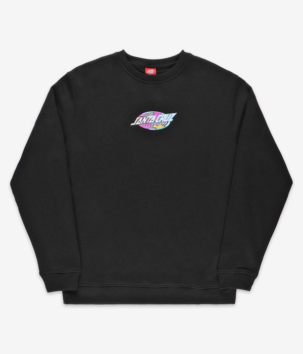 Santa Cruz Strange Oval Strip Sweatshirt (black)