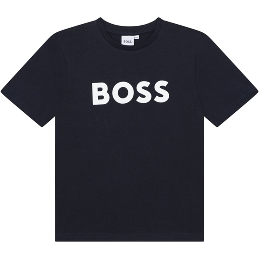 T-shirt Navy - Hugo Boss → Luksusbaby.dk