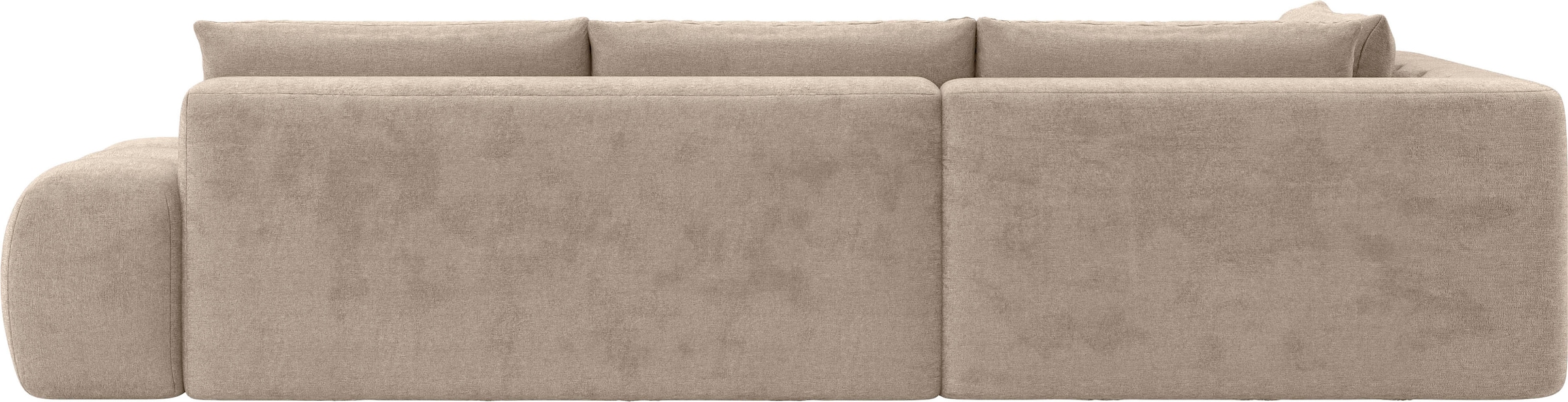 GOODproduct Ecksofa »AZITA Designsofa, elegant und bequem L-Form, Bubble-Optik« lose Rückenkissen, traumhafte Steppung, Masse B/T/H: 352/210/72 cm