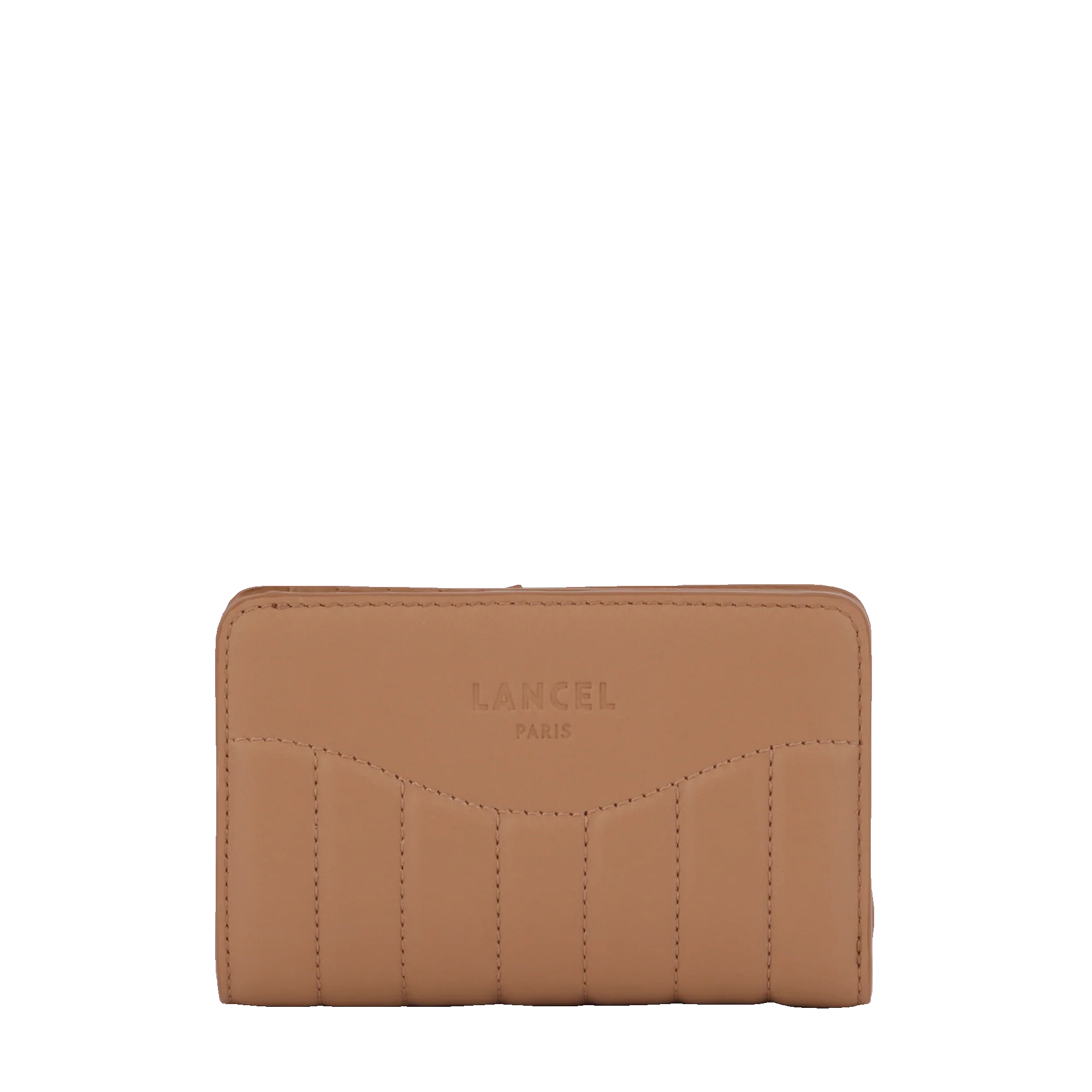 Portefeuille rectangulaire compact zippé Rodéo de Lancel-Granit