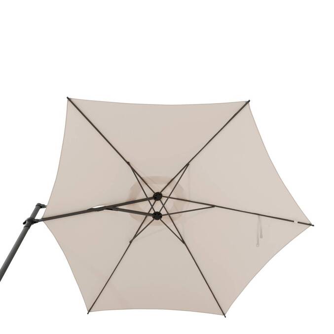 Parasol déporté rond NAULIA Blé