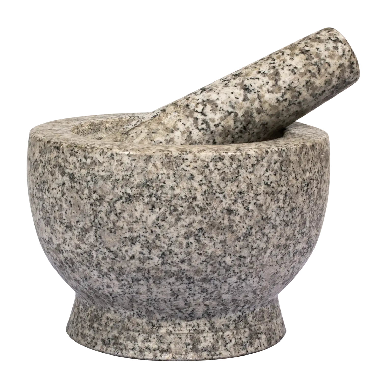 Cilio Granit-Mörser & Stößel Salomon, 2,4 kg, weiß-grau