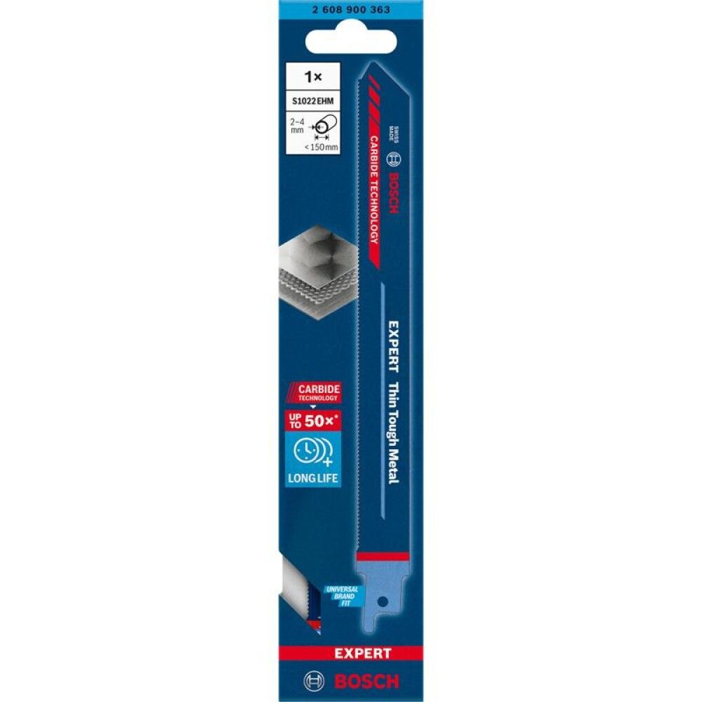 BAJONETTSAGBLAD BOSCH EXPERT THIN THOUGH METAL S1022EHM 150MM