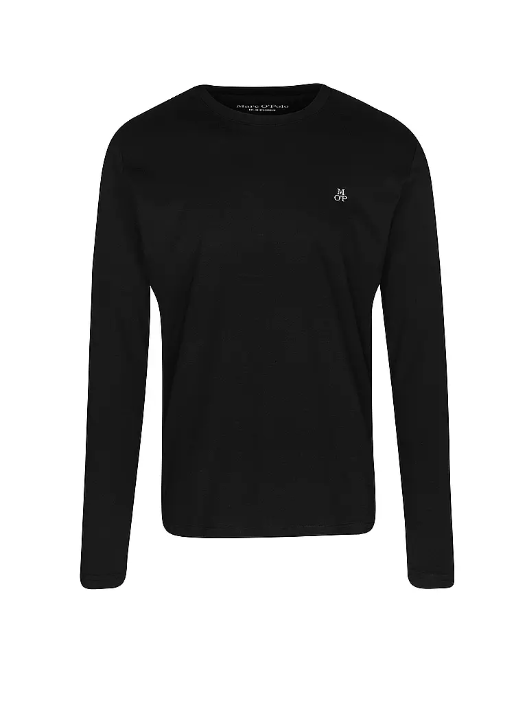 MARC O'POLO Langarmshirt  schwarz