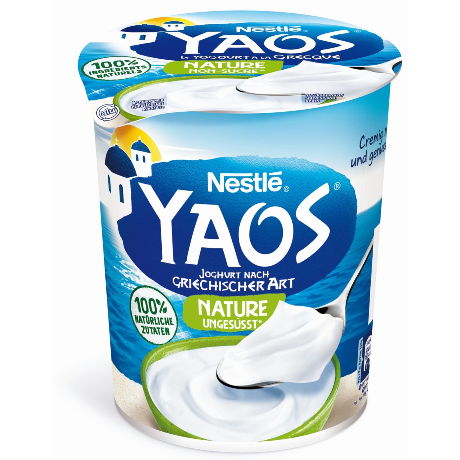 Yaos Joghurt Nature nach Griechischer Art ungesüsst