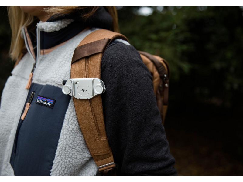 Peak Design Kameragurt Capture Clip & Plate silber Sicherer Halt für Ihre Kamera