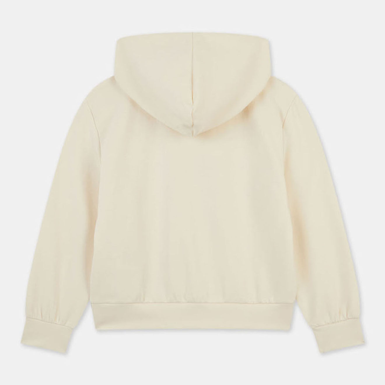 Tommy Hilfiger Sweat à capuche logo brillant écru