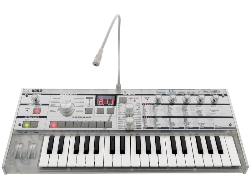 Korg Synthesizer microKORG Crystal – Limited Edition Kompakt-Synthesizer mit Analog Modeling Klangerzeugung