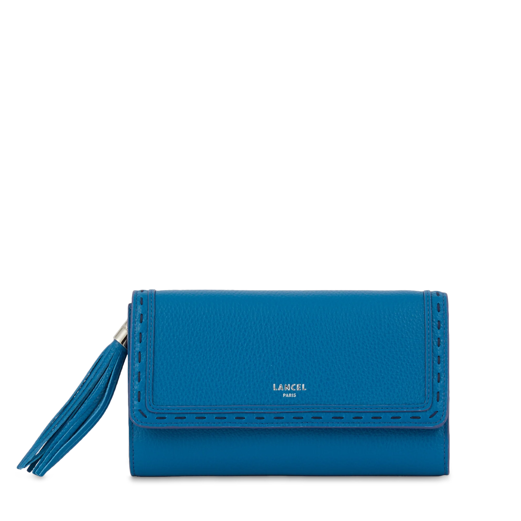 Portefeuille chaîne Premier Flirt de Lancel-Cobalt