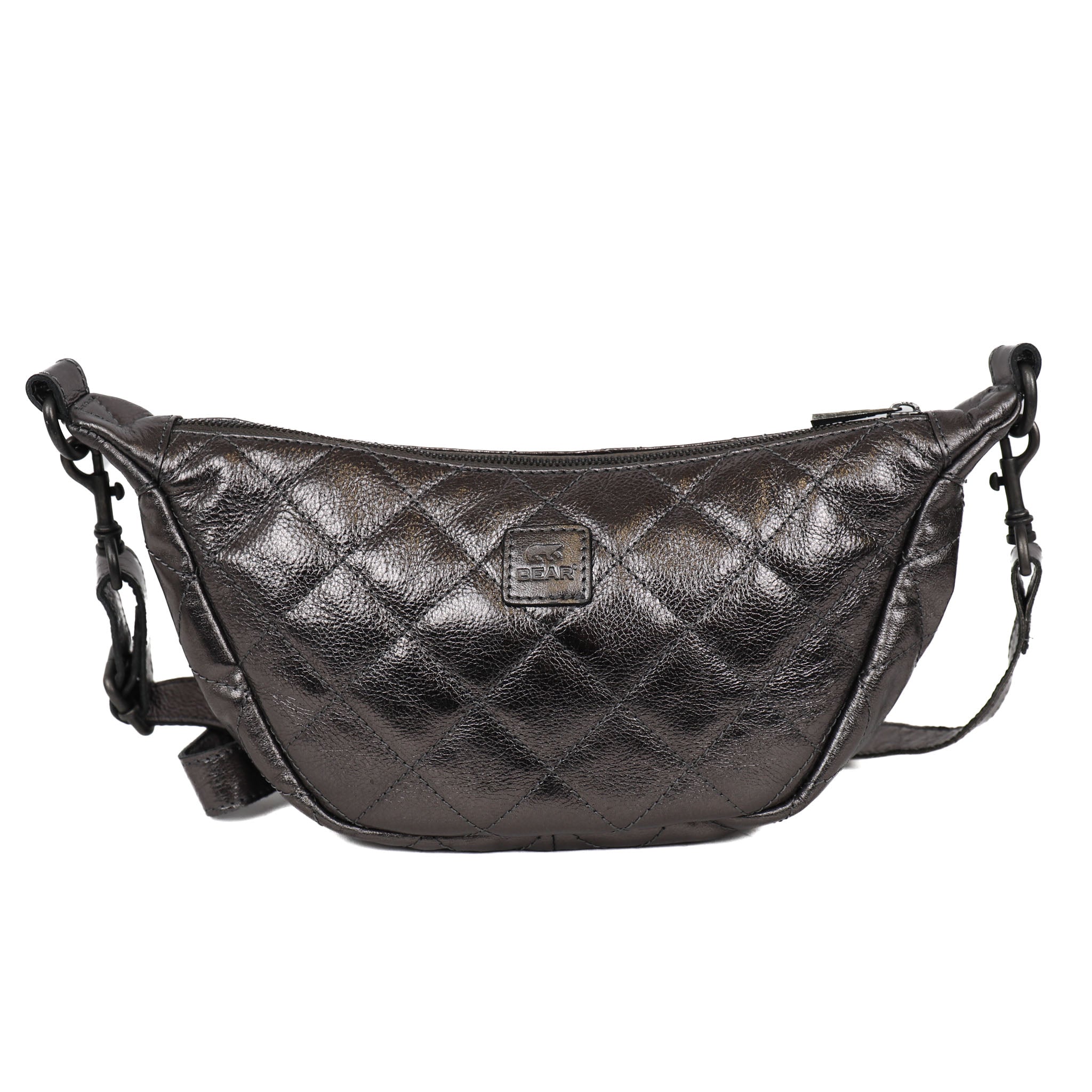 Crossbody tasje 'Laura' gun metal GUN METAL