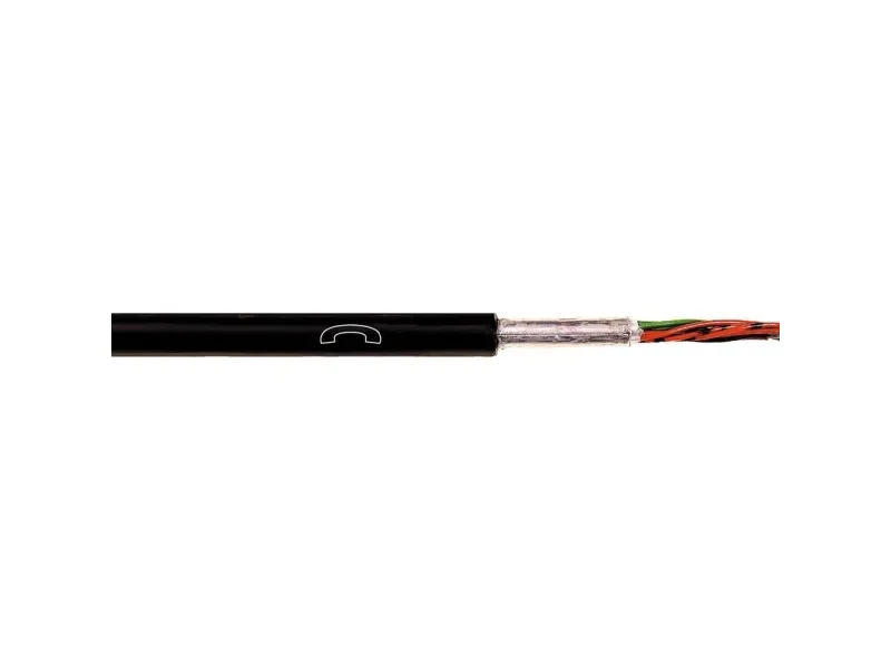 LAPP 1591152/100 Telefonkabel A-2Y(L)2Y 6 x 2 x 0.8 mm Sort 100 m