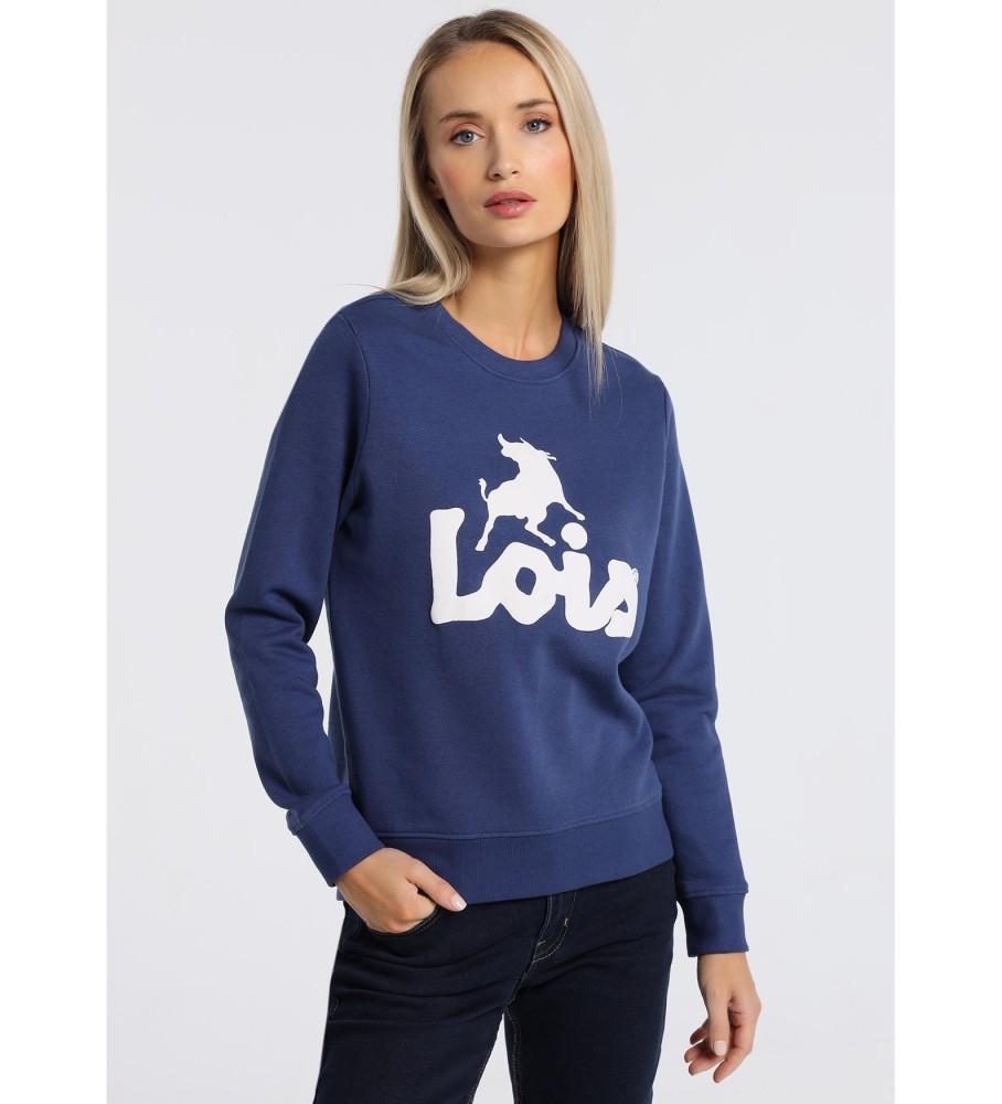 Moletom Lois 132397 Azul
