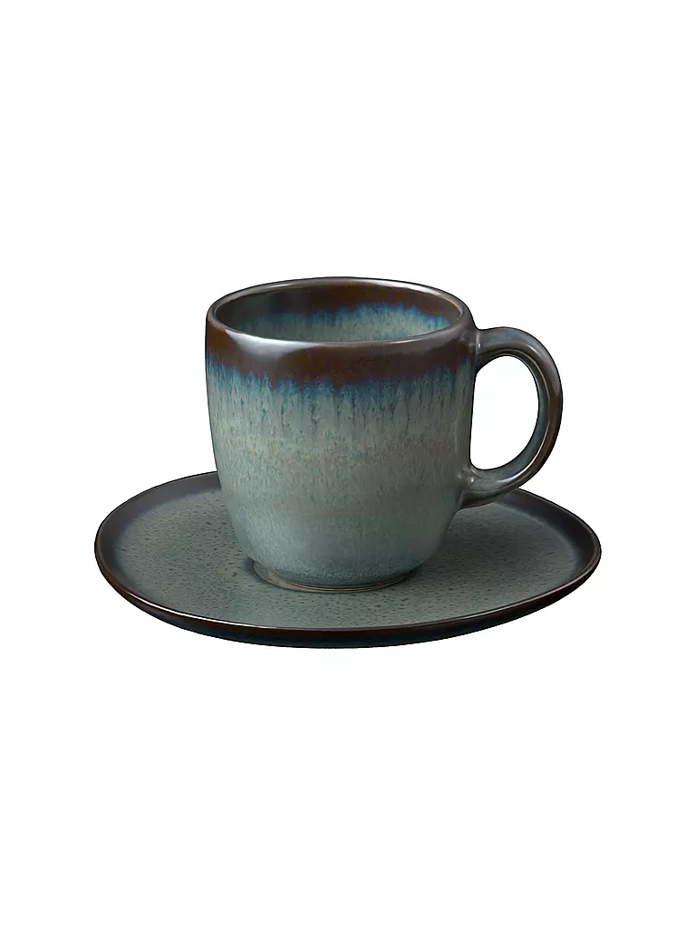 LIKE BY VILLEROY & BOCH Kaffeeuntertasse 15,5cm lave gris grau