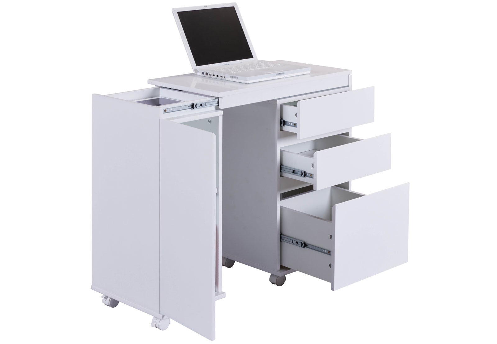 Schreibtisch LAURIN 66 x 36,5 cm Weiß