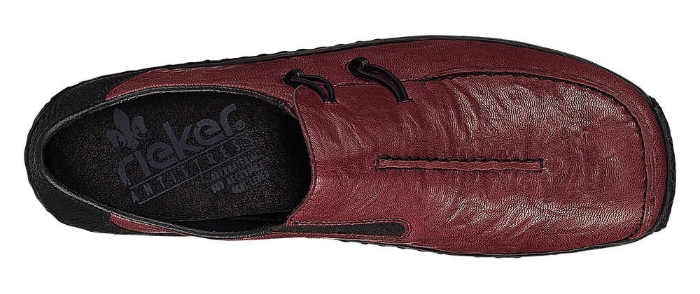 Rieker Slipper  Freizeitschuh, Komfortschuh mit strukturiertem Obermaterial