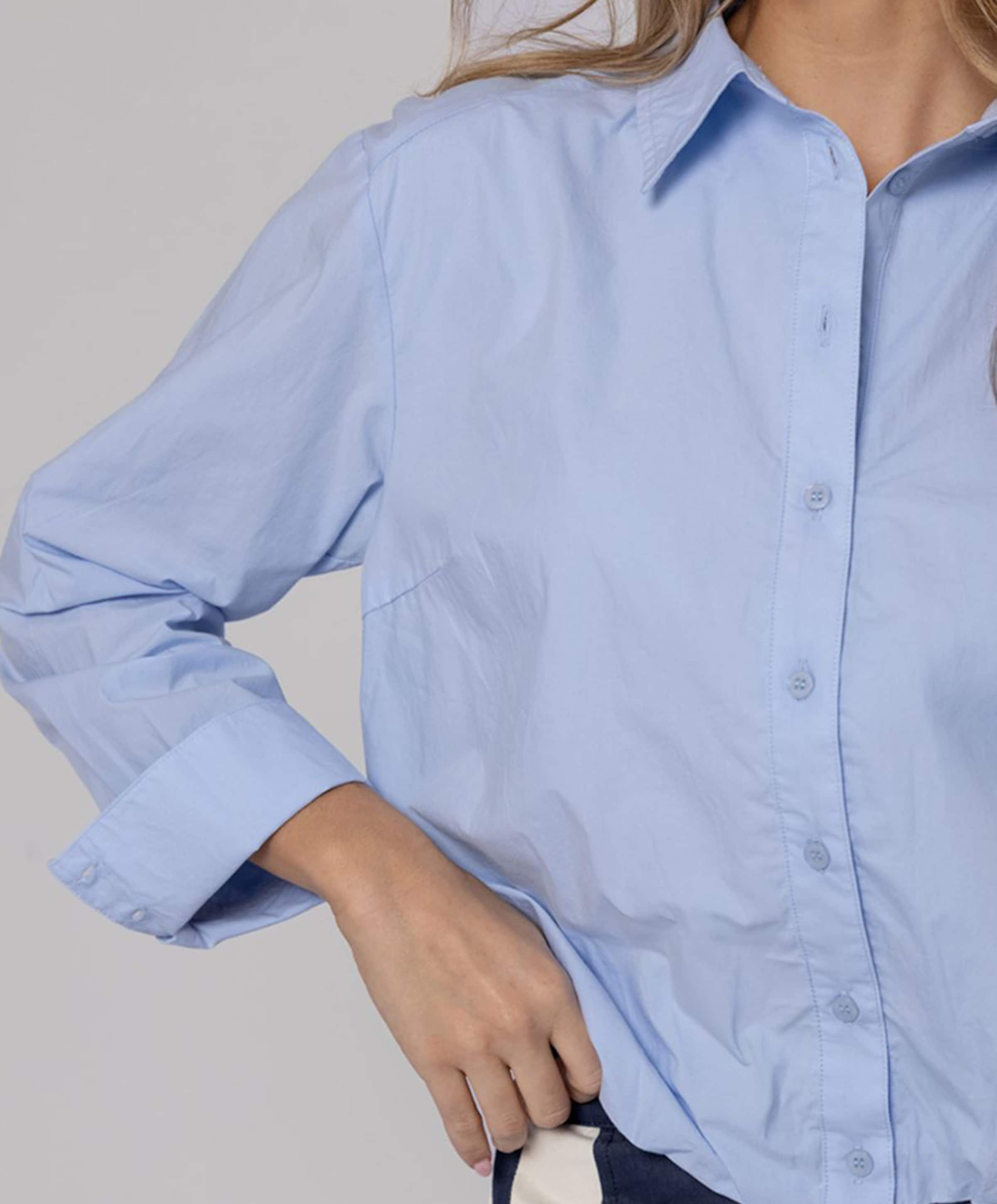 Poools Dames blouse blauw