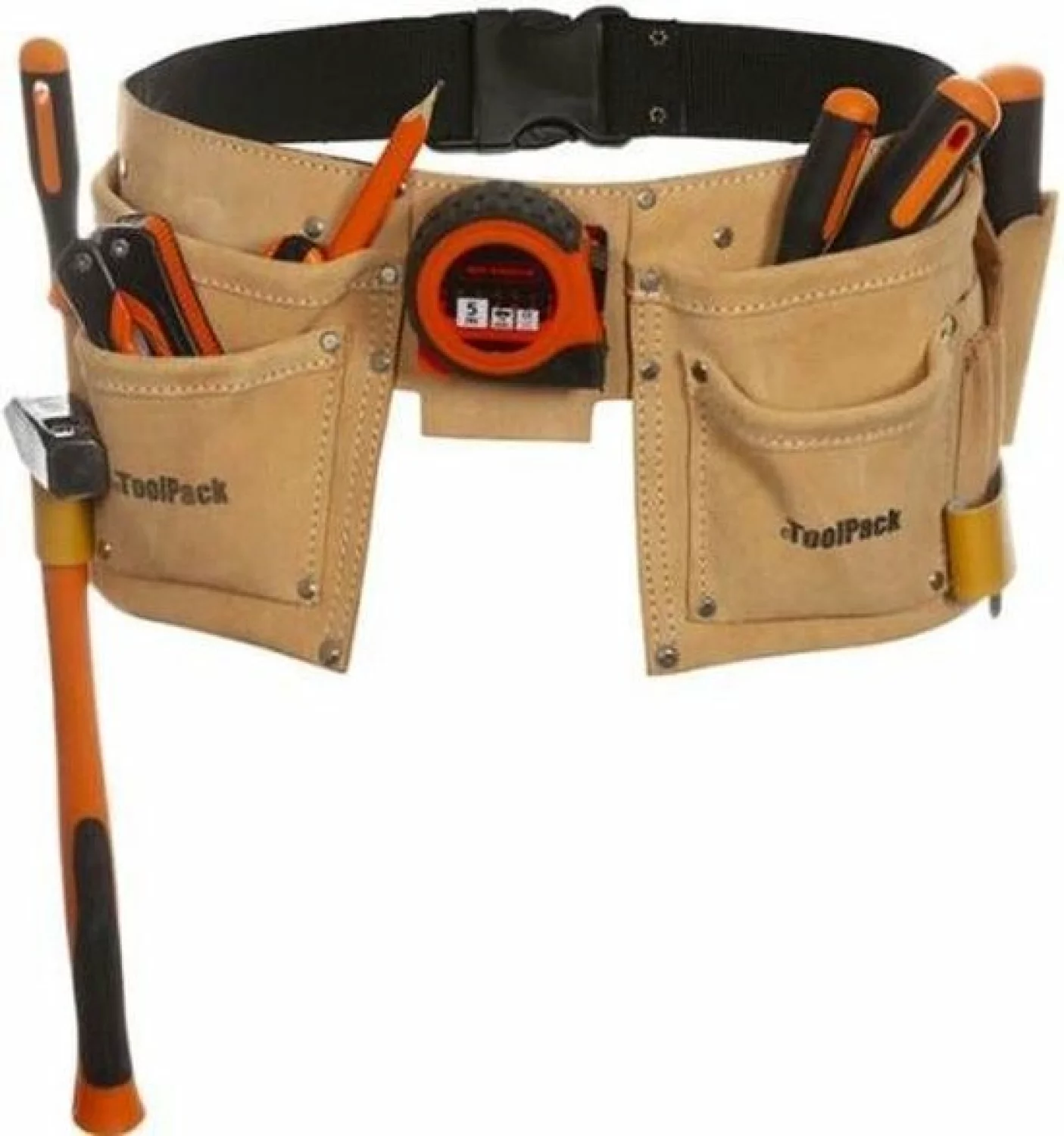 ToolPack 366.020 Straight Gereedschapsgordel - Dubbel - Leer