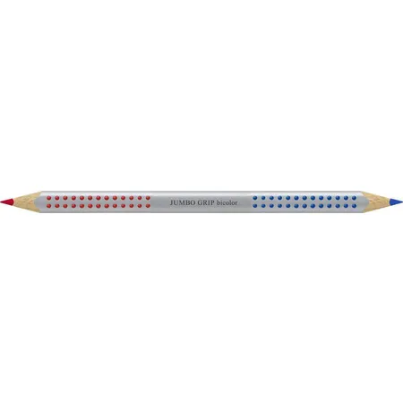 Faber-Castell Jumbo Grip Silbentrennstift, rot/blau