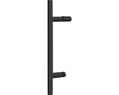 Hoekinstap met draaideur SCHULTE Alexa Style 2.0 ExpressPlus 80 x 80 cm, zwart profiel, helder glas met vuilafstotende coating, deurscharnier links, deurscharnier rechts