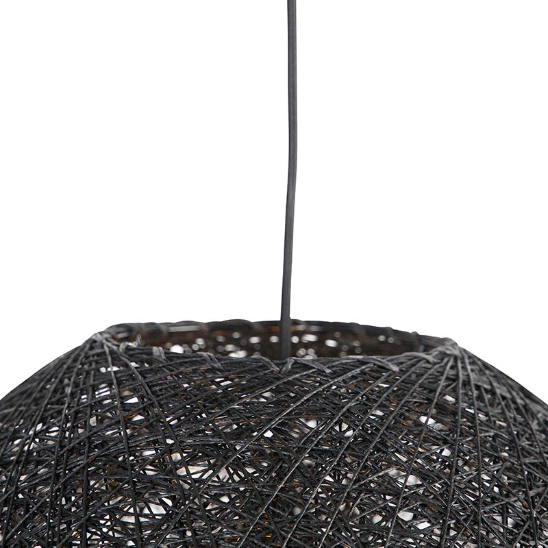 Design hanglamp zwart bol 45cm - Corda