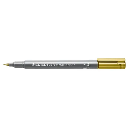 STAEDTLER® 8321 Metallic brush Marker gold