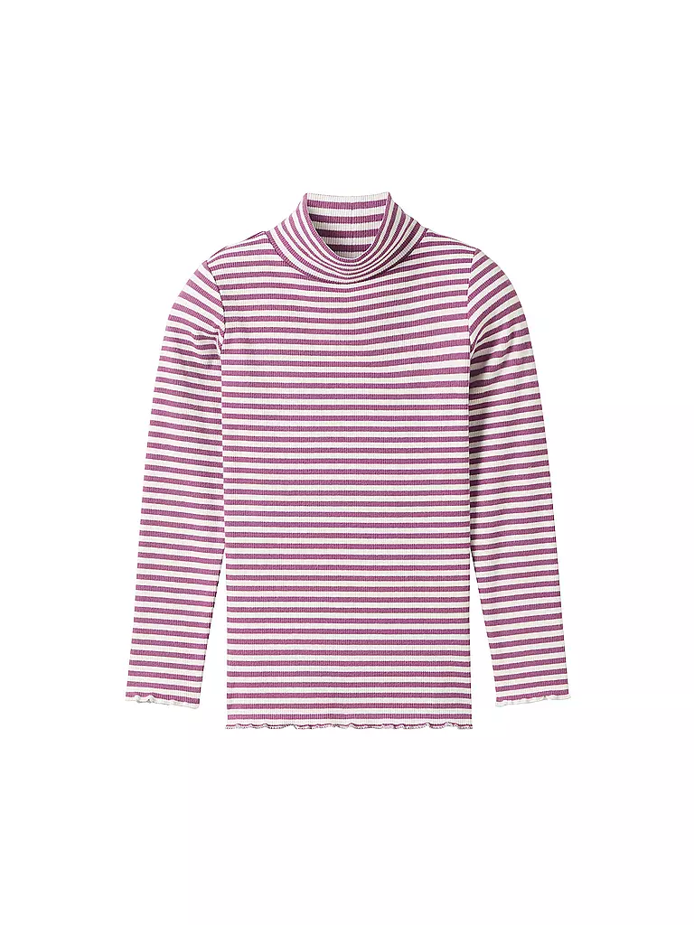 TOM TAILOR Mädchen Langarmshirt  dunkelrot