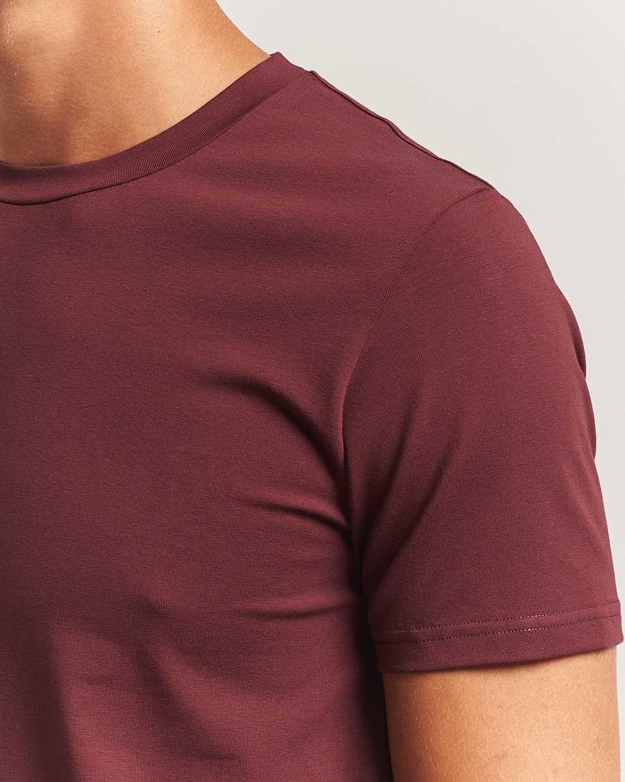 Filippa K Soft Lycra T-Shirt Burgundy