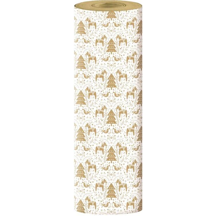 Kraft 70g,Tiny 50x0,35m Dalécarlie blanc - Blanc