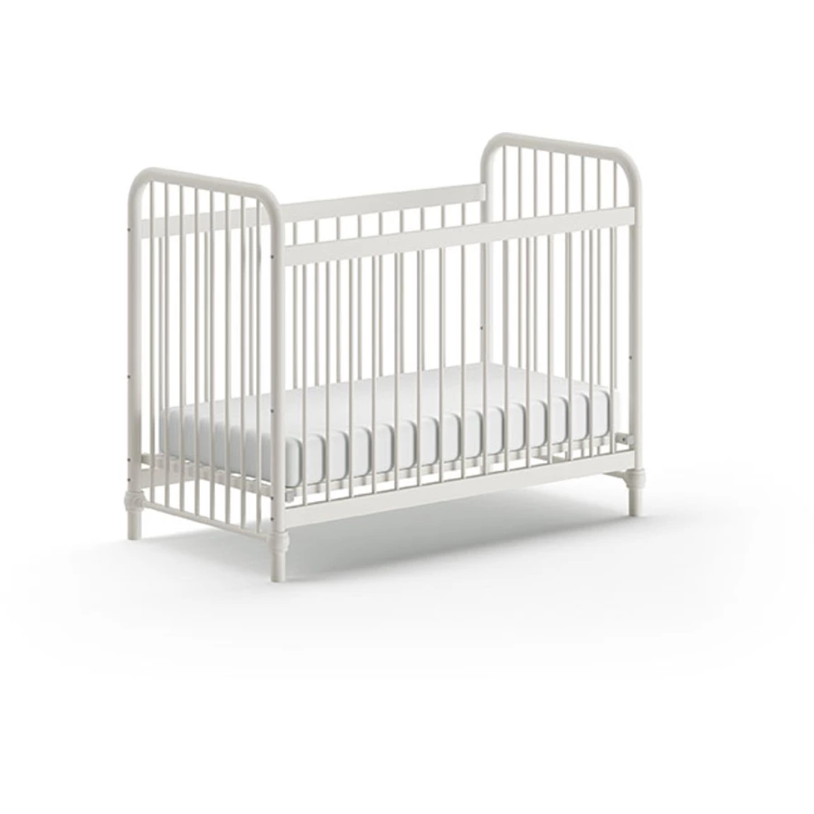 VIPACK Babybett BRONXX 60 x 120 cm weiß matt