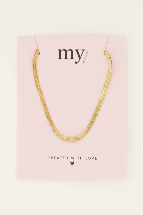 Ketting met platte schakel & ster