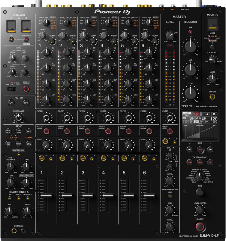 Pioneer - DJM-V10-LF - 6-kanaals DJ-mixer