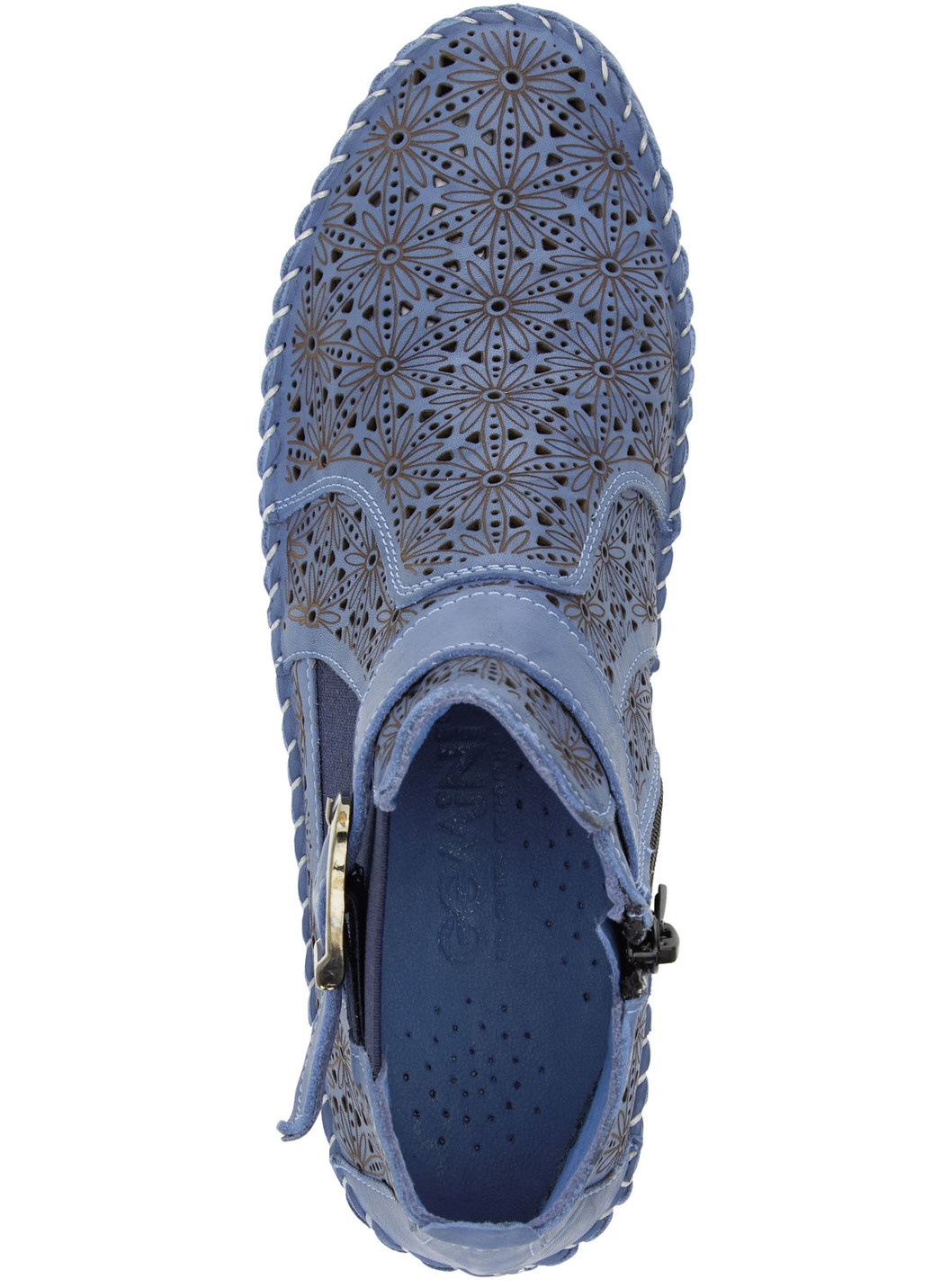 Gemini Mokassin-Stiefelette mit verstellbarer Zierspange