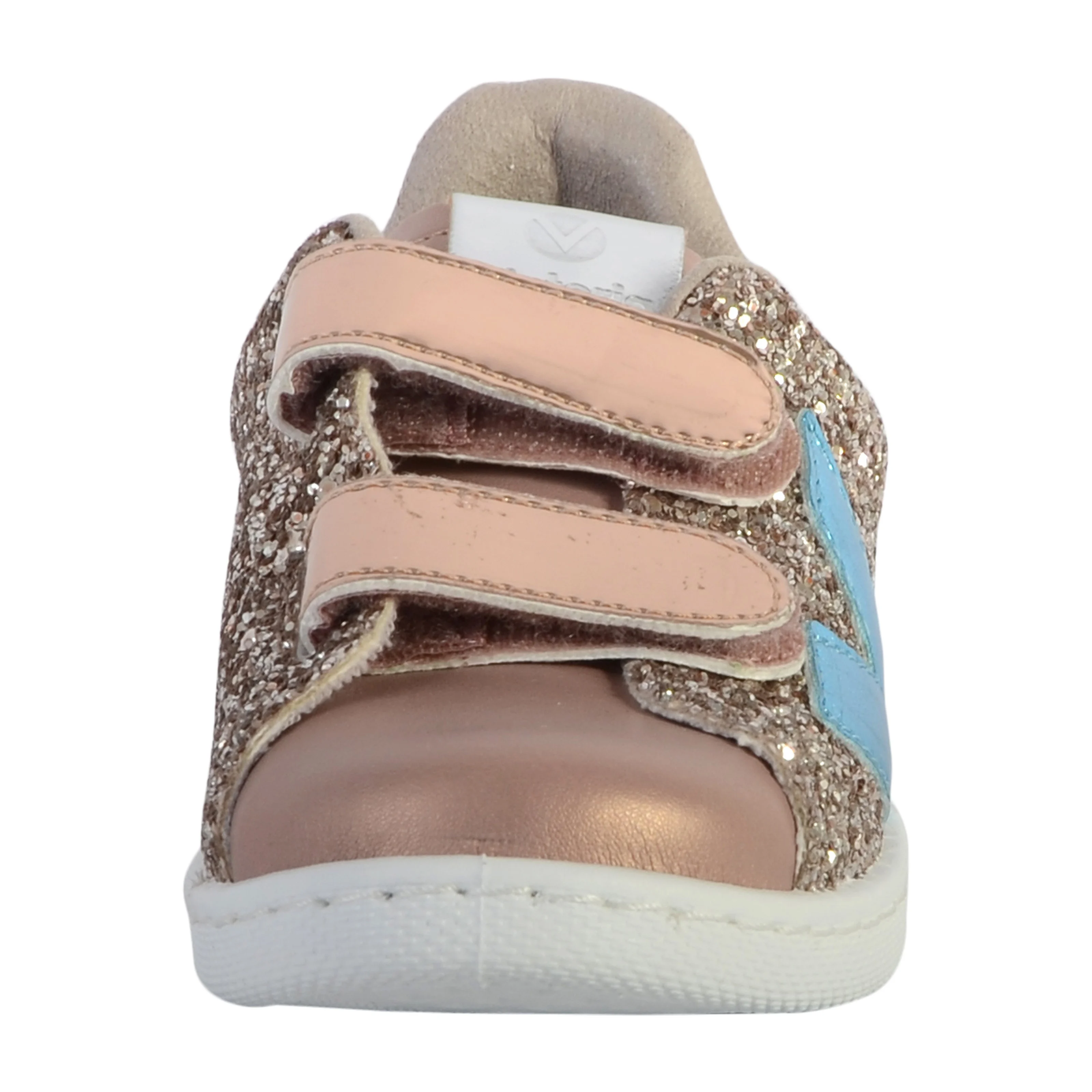 Baskets enfant à scratch | Beige