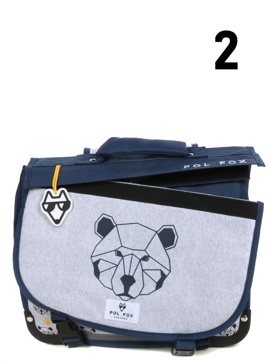 Cartable RÀversible Pol Fox Bear 35 cm