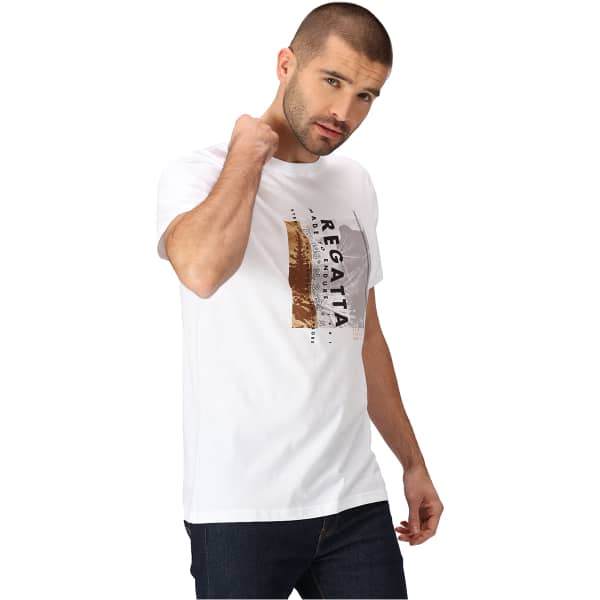 T-shirt REGATTA CLINE VII WHITE MADE TO ENDURE
