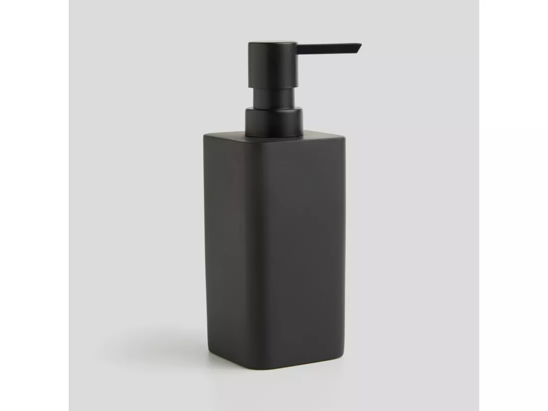 Distributeur De Salle De Bains Neros Noir Moyen 17.5 x 6.5 x 6.5