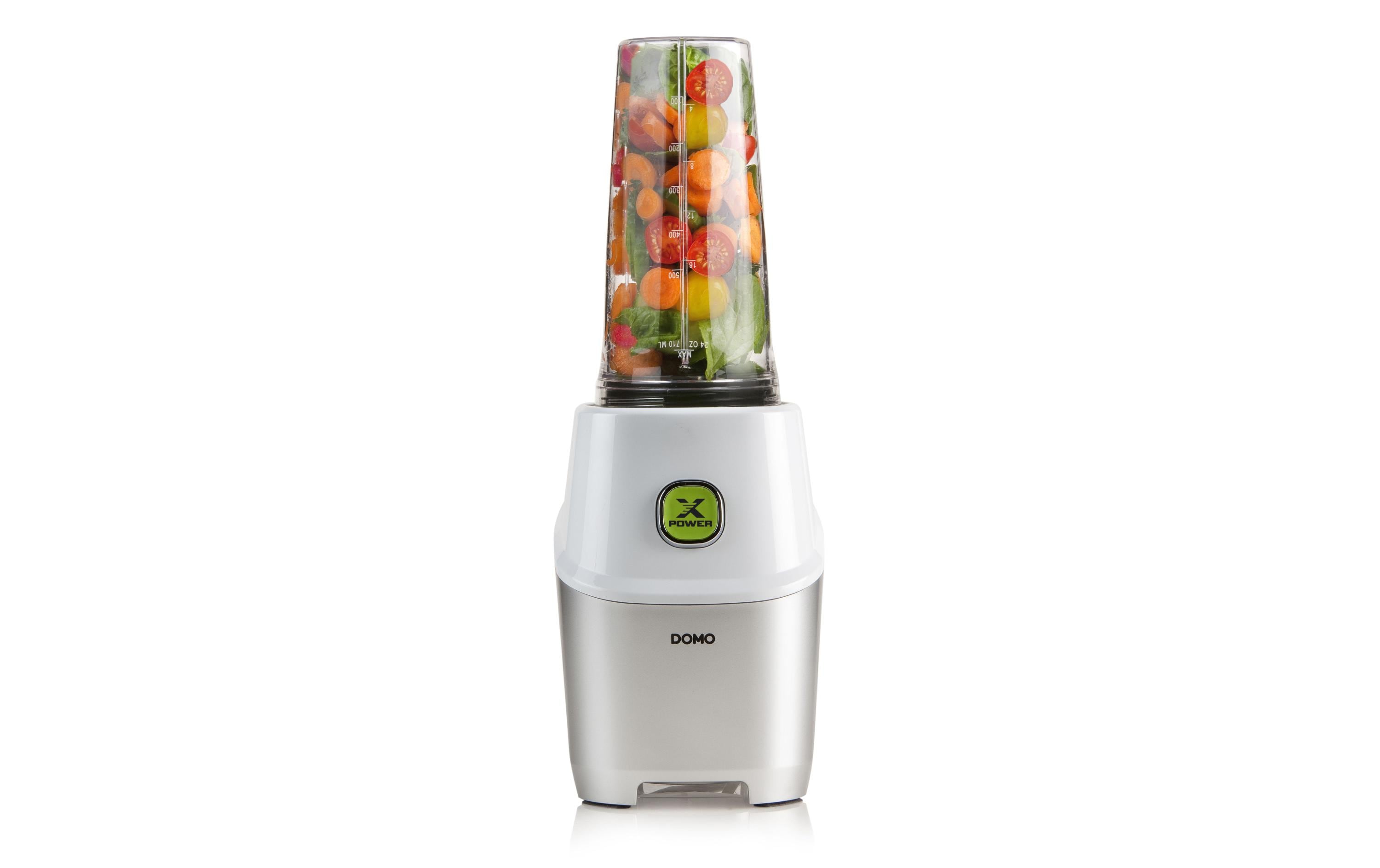 Standmixer Xpower DO700BL Weiss/GrünMixer und Trinkbehälter in einem